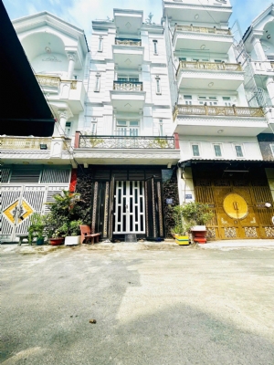 Nhà 1 trệt 3 lầu 1/ ngắn đường trước nhà 9m, cách 50m ra mặt tiền đường HT07 Q12 