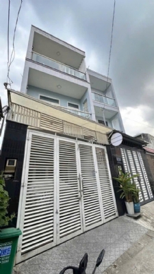 Bán nhà 1 trệt, 2 lầu hẻm đường Ngô Chí Quốc, p. Bình Chiểu. Gần chợ đầu mối Thủ Đức 